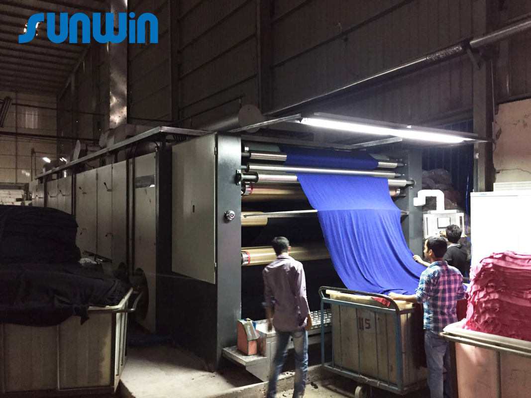 Equalizing Pin Tenter Frame Fabric Drying Machine Fully automatic